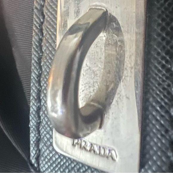 Prada Tessuto Weekender Nylon & Saffiano Leather Trim Duffle VERY LARGE - Picture 9 of 11